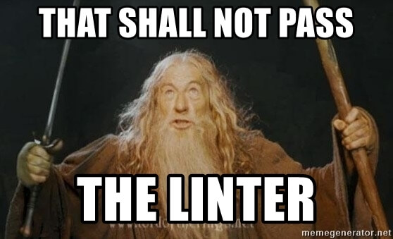 you shall not pass linters